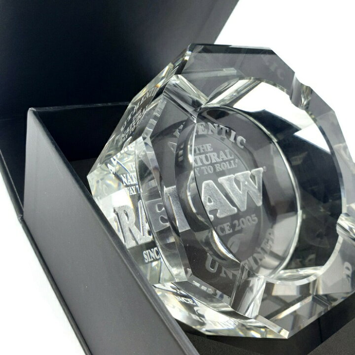 楽天市場】RAW CRYSTAL GLASS ASHTRAY LIMITED EDITION - ロウ 