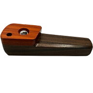 ウッドスリーブパイプ 回転蓋 - American Made Wooden Hand Pipe with Swivel Lid（90mm）6角レンチ付属…