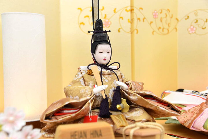 楽天市場】華やかな お雛様 ナチュラルテイストで おしゃれな 雛人形 