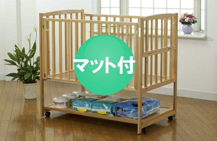 楽天市場】【国産ベビーベッド】【送料無料】らくらくダブルドアーツー  