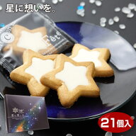 スター★ビレッジ阿智 星に想いを 21個入 長野 阿智村 お土産 星型 タルトクッキー ホワイトチョコ 星空 …
