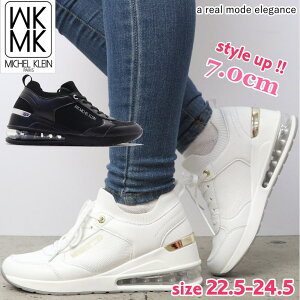 即納 厚底 軽量 エアークッション MK MICHEL KLEIN レディース ソックススニーカー ニットスニーカー 柔らかくて履きやすい MKミッシェルクラン No.450