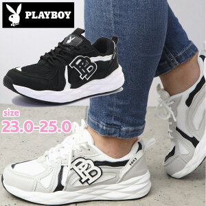 レディース スニーカー PLAYBOY プレイボーイ ローカット カジュアルシューズ 運動靴 紐靴 No.2501