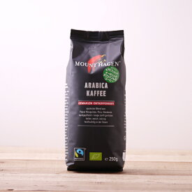 マウントハーゲン Organic Fairtrade カフェインレス ロースト＆グラウンドコーヒー　250g