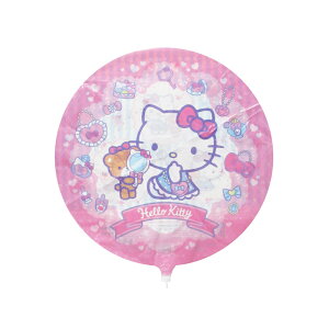 キャラクター風船 10枚セット 【ハローキティ】 バルーン (おしゃれガール)スタンダードウェイト付【イベント・展示会・プレゼントに!】 ヘリウムガス 風船