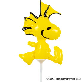 キャラクター　スティックバルーン　【PEANUTS】　スヌーピー　（ウッドストックBIG）　【イベントやプレゼントに！バルーンブーケにもおすすめです！】