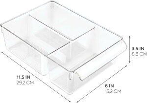 iDesign Linus vX`bN①ɂƗⓀɂ̕Xg[WI[KiCU[r nht HiAA_Yp̃NAReiA8C` x 11.5C` x 3.5C` - NAyCOA