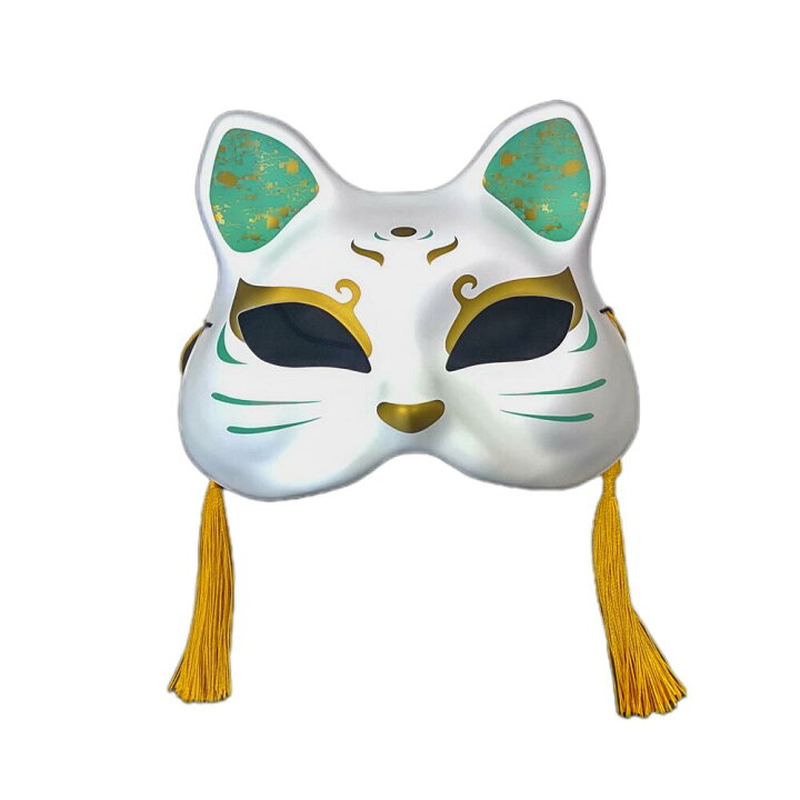 楽天市場】お面 【猫面】 （雅・空） 【夏祭り・ごっこ遊び・誕生日 