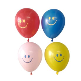 【 スマイルバルーン　ゴム風船（5インチ）】　バルーン　100枚セット