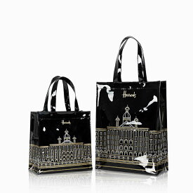 【期間限定10％OFF】ハロッズ トートバッグ レディーズ ショルダーバッグ ショッパー ショッピングバッグ 通勤 軽量 大容量 おしゃれ サイズ