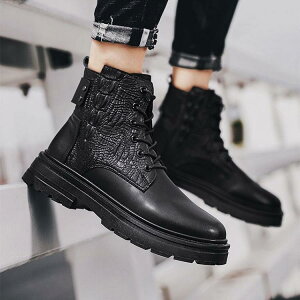 メンズ ショートブーツ ブーツ ワークブーツ 靴 レースアップ ハイカット メンズブーツ エンジニアブーツ バイクブーツ ミリタリーブーツ マウンテンブーツ