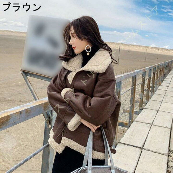 楽天市場】ムートンジャケット レディース 大きいサイズ フェイク 