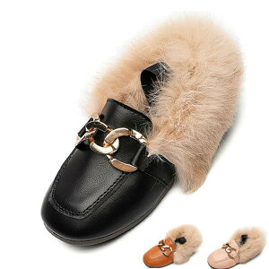 キッズ モカシンシューズ 子供 スリッポン ファーシューズ パンプス 女の子 モコモコ ぺたんこ カジュアル 秋冬 ルームシューズ 室内 外出