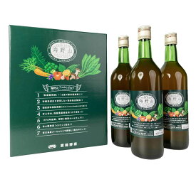 【送料無料】酵素ドリンク・植物発酵エキス飲料 「海野山 720mlx3本セット」 かいやさん 66種類原材料 ゴーヤ液配合 飲みやすい 乳酸菌 健康食品 ダイエット 酵素風呂 腸内フローラ ファスティング 食欲の秋