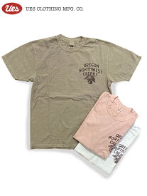 UES(ウエス)　S/S TEE SHIRT "CHERRY" Lot.652208 / 3-Colors Made in JAPAN 【ネコポス便可】