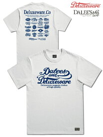 DELUXE WARE（デラックスウェア）・DALEE'S & CO （ダリーズ）8.5oz吊天竺　半袖Tシャツ / BRG-DD3A / BRG-DD3A / Col. WHITE / Made.In.Japan