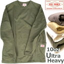 秋冬 ロンT Big Mike ビッグマイク 10oz Ultra heavy jersey W POCKET LONGSLEEVE TEE 102218200 ダブル ポケット ロングスリーブ Tシャツ Natural Blue Black Olivve アメカジ ワークブランド ヘビー ロンT 人気のブラック色 再入荷♪送料無料