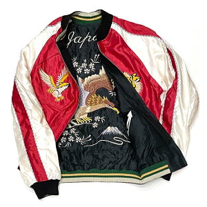 �e�[���[���m �X�J�W���� Lot No. TT15390-165 / Early 1950s Style Acetate Souvenir Jacket �gROARING TIGER�h × �gEAGLE�h ���m�G���^�[�v���C�Y �e�C���[���m TAILOR TOYO TIGER �������N�G�X�g No.1 �u��A�ʁvModel