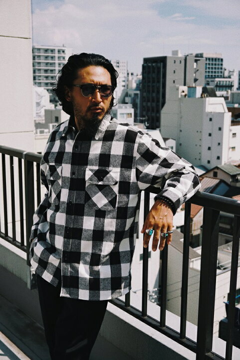 楽天市場】BIG MIKE ネルシャツ オンブレHEAVY FLANNEL SHIRTS 50