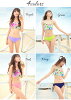 Frilbandu bikini swimsuit (2 pieces) Bikini bandeau bandeau bikini frilbandu hairband swimsuit ladies women's Swimwear Women's MOM bathing suit ruffle flare strapless tube top shipping included shipping reviews S M L
