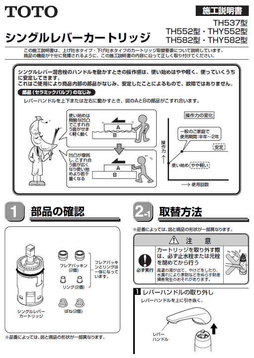 楽天市場】TOTO THY582N シングル用バルブ(上げ吐水用) カートリッジ