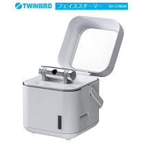 美品　フェイススチーマー 美顔器 ダブル スチーム イオン SH-2787PW Amazon | TWINBIRD(ツインバード) フェイススチーマー
