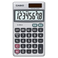 カシオ CASIO L-900LA-N 電卓 手帳型 ソーラー電池&ボタン電池の2電源 ［SL900LAN］