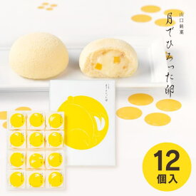 【送料無料 送料込※沖縄・離島除く】山口銘菓 月でひろった卵 12個 TUKI-12N 菓子折り スイーツ 内祝い お返し 出産内祝い 結婚内祝い 入学内祝い 香典返し 手土産 ／のし包装 メッセージカード無料 お中元