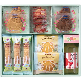 寒中見舞い ムーミン ジュース＆スイーツセット MS-20R スイーツ 菓子折り ギフト 内祝い お祝い お返し 出産内祝い 結婚内祝い 香典返し お供え のし包装 メッセージカード無料 入学内祝い 退職 お礼