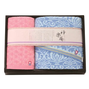 【 内祝い タオル セット・【送料無料】】神楽庵(かぐらあん) 日本製 愛媛今治 フェイス・ハンドタオル ギフトセット 入学内祝い お返し 初節句 香典返し 入学祝 内祝い 出産内祝い ギフト