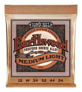 y[ցEEszERNIE BALL 2146 ×1 [12-54] Earthwood Medium Light Phosphor Bronze AR[XeBbNM^[