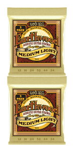 �y�������zERNIE BALL 3003 ×2 [12-54] Earthwood Medium Light 80/20 Bronze 3�Z�b�g�p�b�N �A�R�[�X�e�B�b�N�M�^�[��