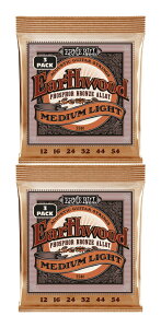 yzERNIE BALL 3546 ×2 [12-54] Earthwood Medium Light Phosphor Bronze 3ZbgpbN AR[XeBbNM^[