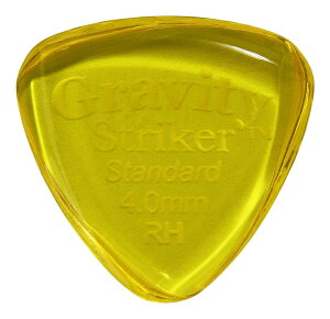y[ցEEszGRAVITY GUITAR PICKS GSRS4P-RH Striker Standard Speed Bevels(Ep) [4.0 mm/Yellow] AN sbN