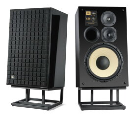 【送料込】JBL L100 Classic BG Black Edition(ペア)/JS150BLK付/限定モデル ブックシェルフ スピーカー/専用スタンド