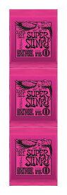 【メール便・送料無料・代引不可】【3セット】ERNIE BALL アーニーボール 2223[09-42] SUPER SLINKY エレキギター弦