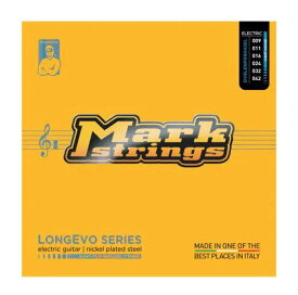 【メール便・送料無料・代引不可】Mark Strings DVM-S/6LEN09042 [09-42] LONGEVOシリーズ コーティング弦 ニッケル エレキギター弦