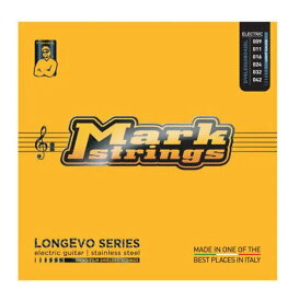 【メール便・送料無料・代引不可】Mark Strings DVM-S/6LESS09042 [09-42] LONGEVOシリーズ コーティング弦 ステンレススチール エレキギター弦