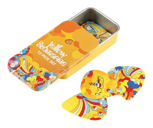 【メール便・送料無料・代引不可】D’Addario 1CWH4-11B1 THE BEATLES YELLOW SUBMARINE PRIMROSE PRAIRIE 缶ケース付 ビートルズ ギターピック 15枚セット ダダリオ