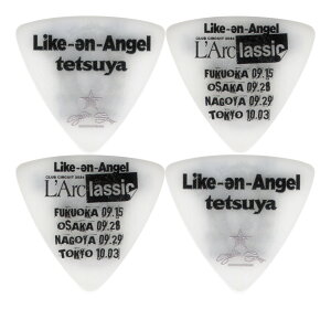 【メール便・送料無料・代引不可】STELLA GEAR SG-P-CLUB CIRCUIT 2024 WH/4枚セット Like-an-Angel CLUB CIRCUIT 2024 L’Arclassic tetsuya ギター ピック