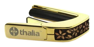 【送料込】Thalia Capos HAWAIIAN KOA PLUMERIA LEI/24K Gold タリア カポ DELUXEシリーズ ギター用 カポタスト