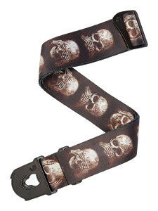 �y���[���ցE���������E����s�zD�fAddario �_�_���I 50ALP01 Muted Skulls Alchemy Gothic Planet Lock Strap �M�^�[ �X�g���b�v