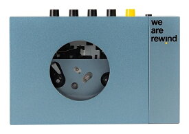 【送料込】We Are Rewind WE-001 BLUE (Kurt/ブルー) ポータブル カセットプレーヤー Bluetooth送信対