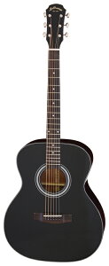 【送料込】【ケース付】ARIA アリア AF-201 BK トップ単板 アコースティックギター【ポイント5倍】
