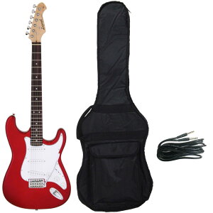 【送料込】【ケース付】Legend レジェンド LST-Z CA(Candy Apple Red) ストラトキャスター エレキギター 初心者 入門
