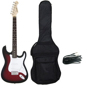 【送料込】【ケース付】Legend レジェンド LST-Z RBS(Red Black Sunburst) ストラトキャスター エレキギター 初心者 入門