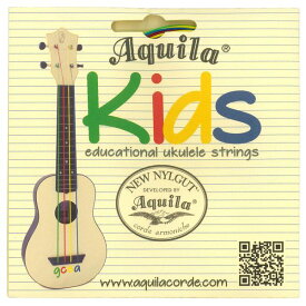 【メール便・送料無料・代引不可】【1セット】Aquila アクイーラ AQ-KIDS(138U) Nylgut Kids ウクレレ弦 全サイズ共通