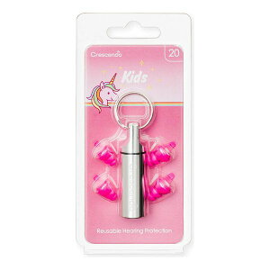 【メール便・送料無料・代引不可】Crescendo クレッシェンド Kids Unicorn 20 キッズ用 イヤープロテクター 耳栓 子供用