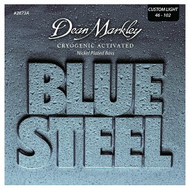 【メール便・送料無料・代引不可】【2セット】Dean Markley DM2673A [46-102] BLUE STEEL Nickel Plated ベース弦 CUSTOM LIGHT