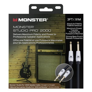 �y�|�C���g5�{�z�y�������zMONSTER CABLE SP2000-S-3 91cm �X�s�[�J�[�P�[�u�� STUDIO PRO 2000 SPEAKER